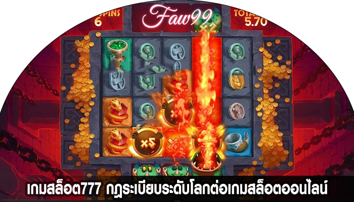 เกมสล็อต777 กฎระเบียบระดับโลกต่อเกมสล็อตออนไลน์