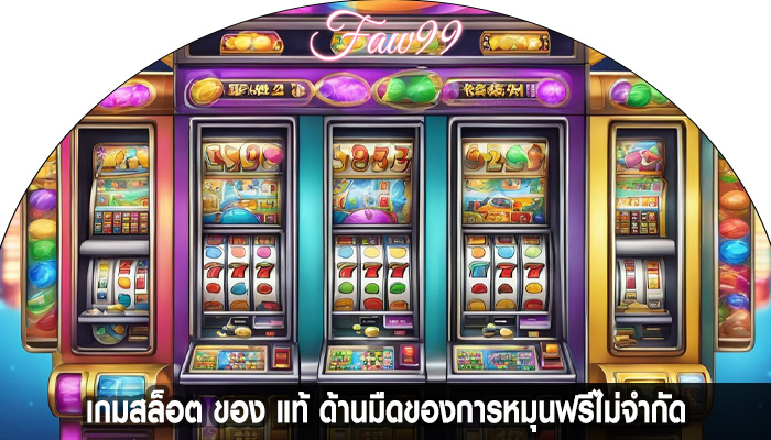 เกมสล็อต ของ แท้ ด้านมืดของการหมุนฟรีไม่จำกัด