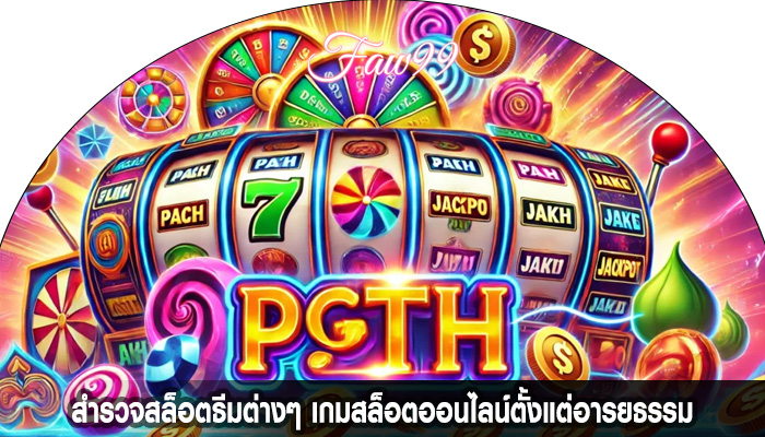 สำรวจสล็อตธีมต่างๆ เกมสล็อตออนไลน์ตั้งแต่อารยธรรม